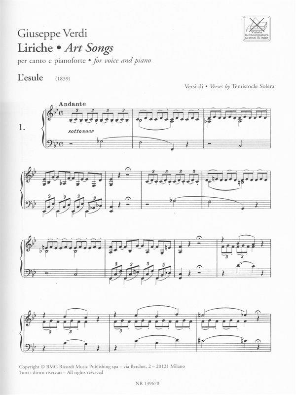 Liriche - Art Songs - soprán a klavír